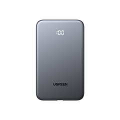Power Bank 10000mAh con Cable Integrado 20W / Puerto USB-C PD3.0 PPS / Puerto USB-A SCP 22.5W / Batería Polímero Litio / Protecciones Múltiples / Indicador Digital / Material V-0