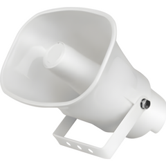 Altavoz Tipo Trompeta | 5 Watts - 30 Watts | Color Blanca | 100 V / 70 V | Material ABS | IP65 | Requiere amplificador