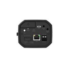 Cámara AI Box / 5 Megapíxeles (2560x1920) / Doble NPU Wisenet 9 / Inteligencia Artificial / Análisis Avanzado / extremeWDR 120 dB / PoE+12VDC / C-Mount-CS-Mount