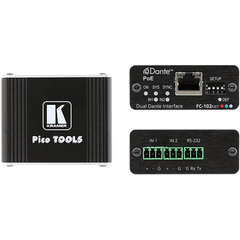 Codificador Dante 2 Canales | 2 Salidas Mono Balanceadas | PoE | Conversión ADC 32 bits | Frecuencia de Muestreo 96 kHz | AES67 | Control RS-232 | PicoTOOLS
