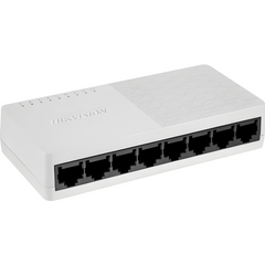 Switch No Administrable de Escritorio de 8 Puertos / Fast Ethernet  10 / 100 Mbps / Diseño Compacto y Estetico