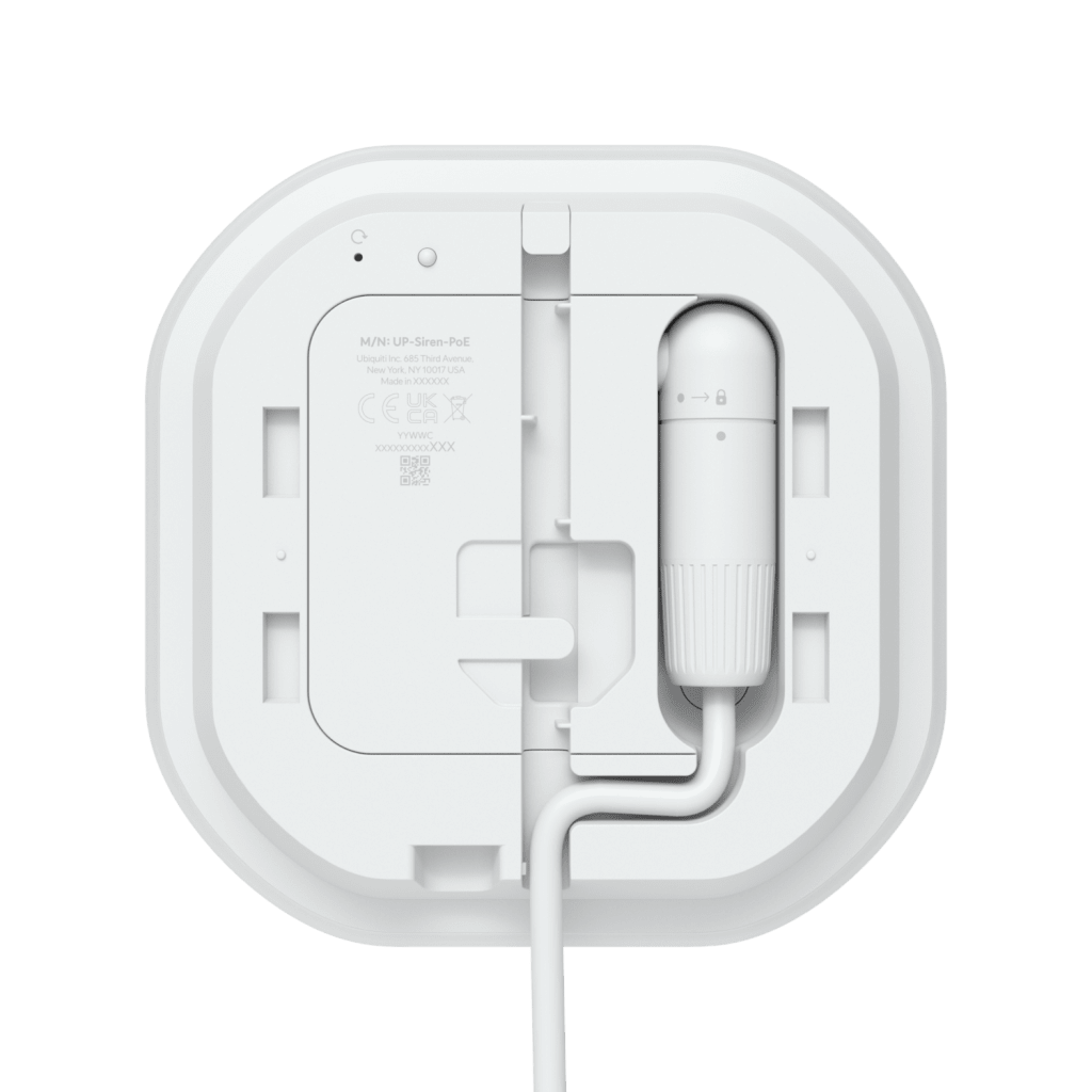 UniFi Siren PoE – Sirena para Exteriores Todo Clima con Alarma de 110 dB e Iluminación LED de Emergencia Alimentada por PoE