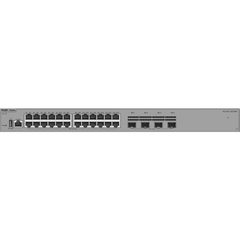 Switch Capa 3 Acceso / 24 Puertos Gigabit / 4 Puertos SFP 2.5GE / Sin PoE / Capacidad 68 Gbps / VSU / Capa 3 OSPF / Ventilador Sin Ventilador / 1 RU / Línea Cybrey