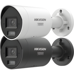[Dual Light + ColorVu 3.0 + HikAI] Bala IP 4 Megapixel / Lente 2.8 mm / 40 mts IR + Luz Blanca / 2 Microfonos Integrados / Exterior IP67 / WDR 130 dB / ACUSENSE 3.0 / Metal / NEMA 4X / ACUSEEK