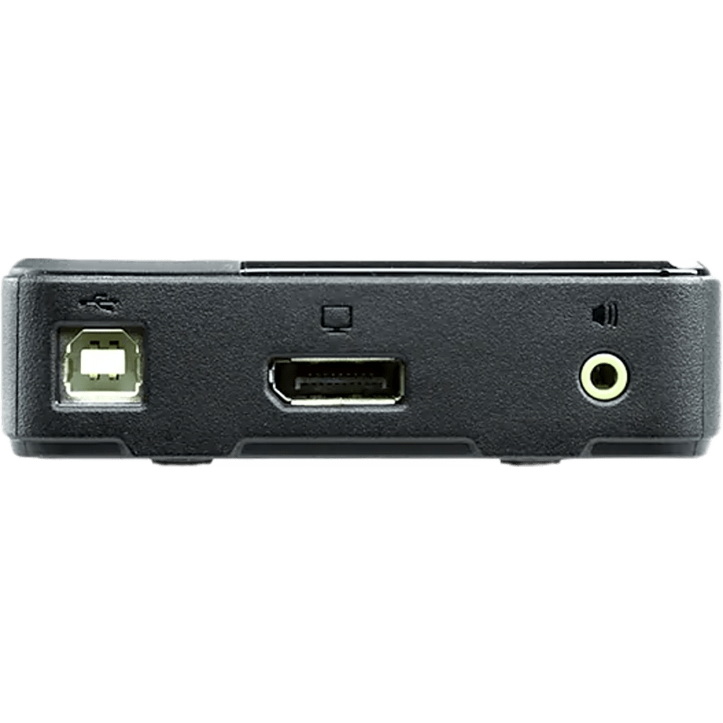 Switch KVM DisplayPort | 2 Puertos USB | Resolución 4K UHD (3840x2160 @ 60 Hz) y 4K DCI (4096x2160 @ 60 Hz) | DisplayPort 1.2 y HDCP | Audio 2.1 con HD Audio | Multiplataforma Windows, Mac, Sun, Linux | Selección por Hotkey, Mouse o Selector