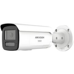 [Dual Light + ColorVu 3.0 + HikAI] Bala IP 6 Megapixel / Lente 4 mm / 60 mts IR + Luz Blanca / Exterior IP67 / Estrobo Azul y Rojo / WDR 130 dB / ACUSENSE 3.0 / Metal / NEMA 4X / ACUSEEK