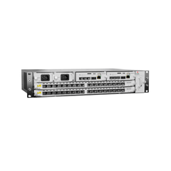 OLT Modular tipo Chasis GPON/XGS-PON Combo,1 Tarjeta de Servicio de 16 Puertos GPON, 2 Ranuras, 2 Fuentes de Alimentación AC, 2 UR