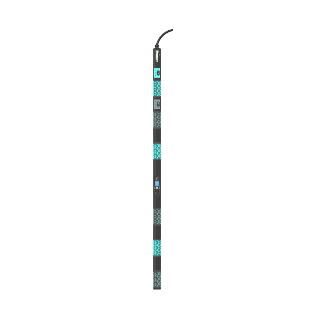 PDU EL2P Inteligente Monitoreable y Switchable (MS) para Distribución de Energía, Enchufe de Entrada NEMA L6-30P, Con 18 Salidas C13/C15 y 18 C13/C15/C19/C21, de Instalación Vertical, 208 Vca, 30 Amp