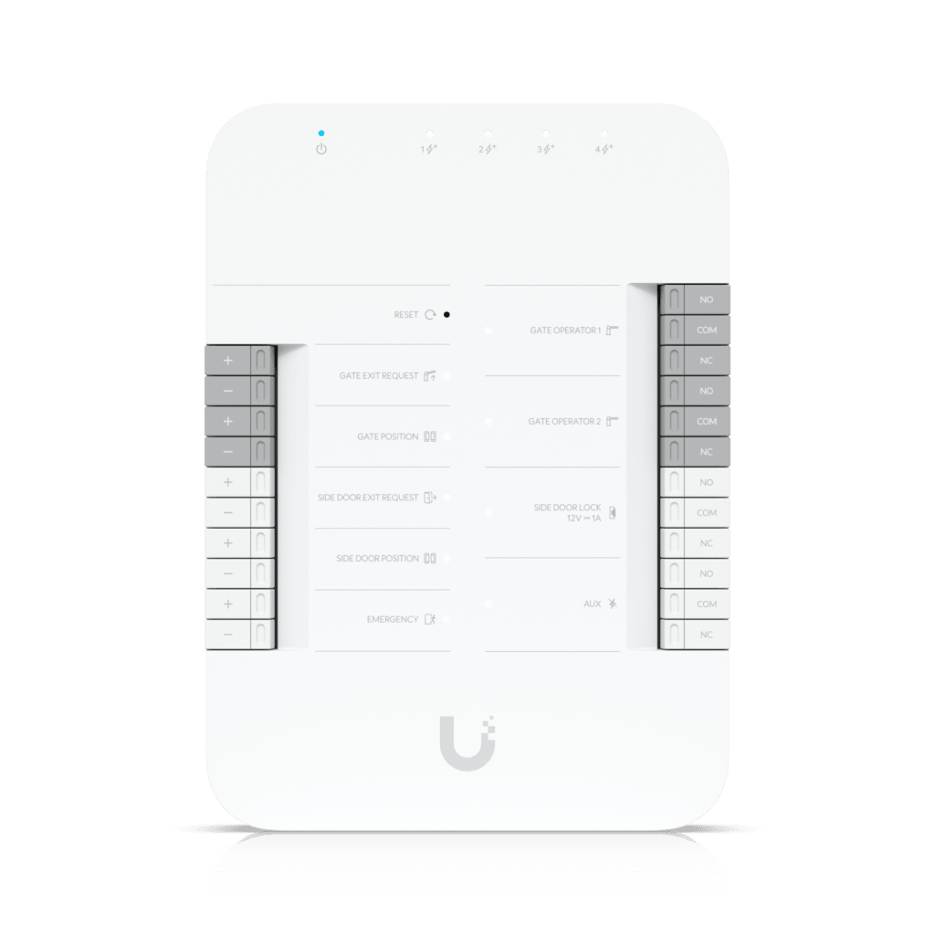 Kit de Inicio de Control de Acceso UniFi / Hub Gate / Intercomunicador G3 / Adaptador PoE++ / Extensores de Par Trenzado