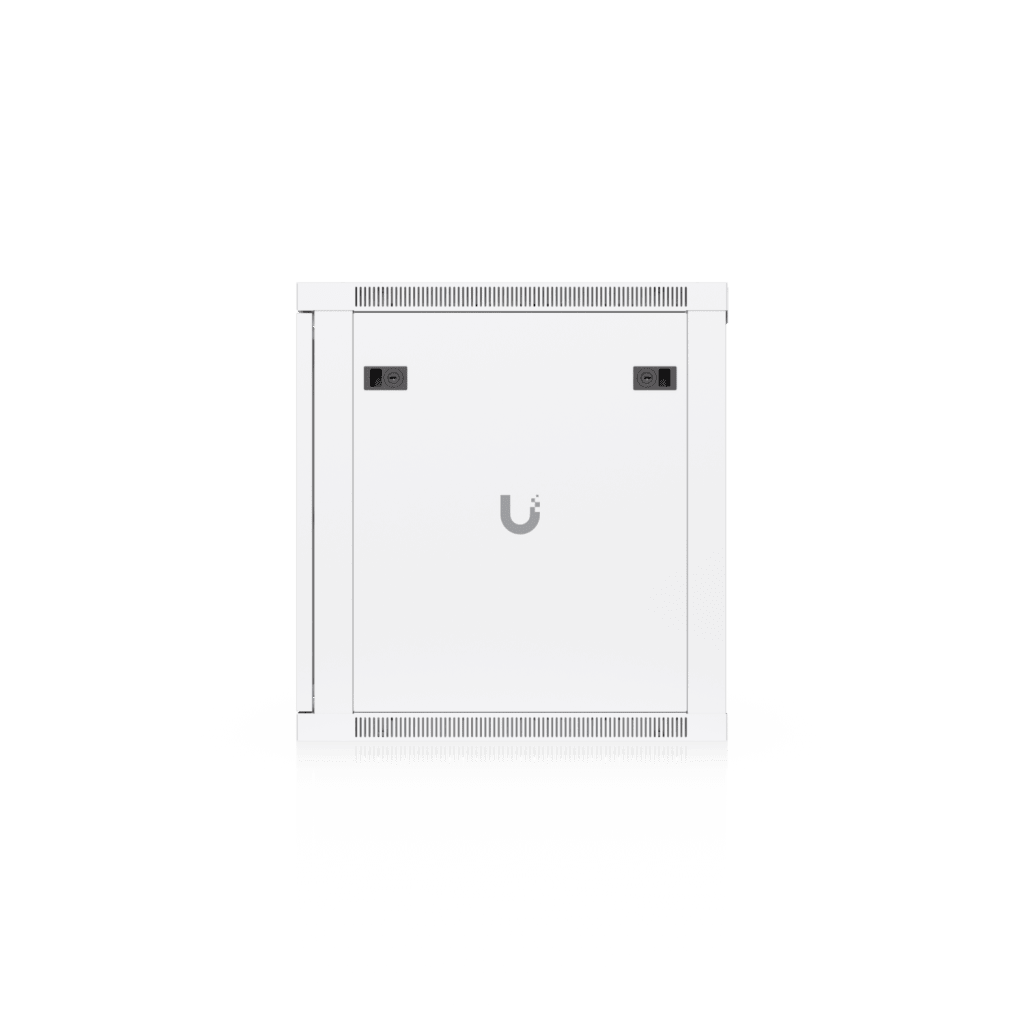 UACC Rack Cabinet 12U (598 x 600 mm) - Gabinete Cerrado para Montaje en Pared con Puerta Frontal de Vidrio Templado, Totalmente Ensamblado con Ventiladores Integrados y Paneles Removibles