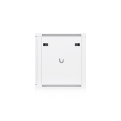 UACC Rack Cabinet 12U (598 x 600 mm) - Gabinete Cerrado para Montaje en Pared con Puerta Frontal de Vidrio Templado, Totalmente Ensamblado con Ventiladores Integrados y Paneles Removibles