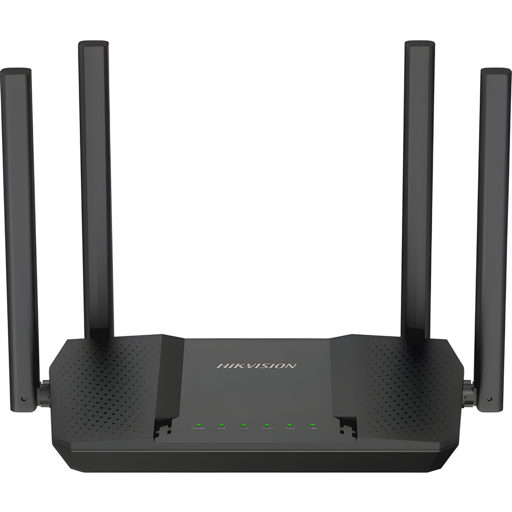 Router Inalámbrico WISP Gigabit / Wifi 5 / Hasta 1200 Mbps / Doble Banda AC (2.4 GHz y 5 GHz) / 3 Puertos LAN 10/100/1000 Mbps + 1 Puerto WAN 10/100/1000 Mbps /  4 Antenas Externas Omnidireccional de 5 dBi / Interior