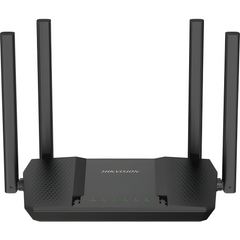 Router Inalámbrico WISP Gigabit / Wifi 5 / Hasta 1200 Mbps / Doble Banda AC (2.4 GHz y 5 GHz) / 3 Puertos LAN 10/100/1000 Mbps + 1 Puerto WAN 10/100/1000 Mbps /  4 Antenas Externas Omnidireccional de 5 dBi / Interior