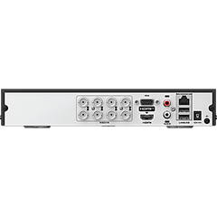 DVR 8 Canales TURBOHD + 8 Canales IP / 8 Megapixel (4K) / Audio Bidireccional / ACUSENSE / 1 Bahía de Disco Duro / Salida de Video en Full HD / H.265+