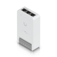 Centro de Control de Acceso Compacto Ubiquiti UniFi / Terminal de Bloqueo 12V / Entradas Adicionales Sensor y Botón / Alimentación PoE++ / Conexión para Dos Lectores o Cámaras / Uso Interior