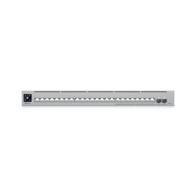 UniFi Switch Pro Max 24 – Switch Capa 3 con 24 Puertos (8 × 2.5 GbE y 16 × 1 GbE), 2 Puertos SFP+ 10G y Pantalla Informativa Integrada