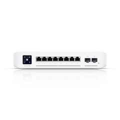 UniFi Switch Empresarial Capa 3 de 8 Puertos PoE 802.3af/at 2.5G + 2 Puertos 1/10G SFP+, 120W, Pantalla Informativa