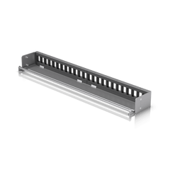 UACC Rack Patch Panel Blank 24 Puertos – Panel Patch Keystone 1U con Barra de Gestión de Cables y Estética Uniforme