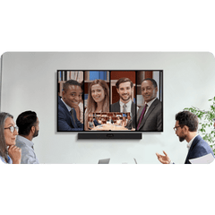 Barra de Videoconferencia todo en uno SmartVision 40 de Yealink para Salas de Conferencia Pequeñas y Medianas con IA y Seguimiento de Voz
