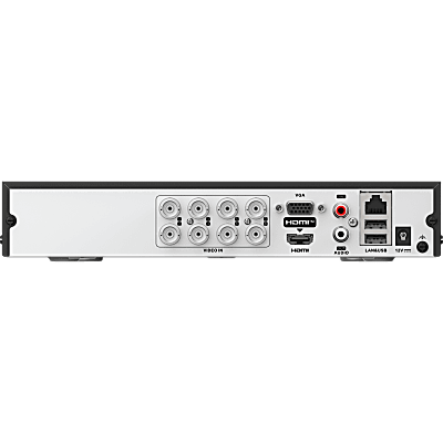 DVR 8 Canales TURBOHD + 4 Canales IP / 5 Megapixel Lite - 3K Lite / Audio Bidireccional /ACUSENSE (Evista falsas alarmas) / 1 Bahía de Disco Duro / Salida de Video en Full HD