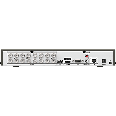 DVR 16 Canales TURBOHD + 16 Canales IP / 8 Megapixel (4K) / Audio Bidireccional / ACUSENSE / Audio Bidireccional / 1 Bahía de Disco Duro / Salida de Video en Full HD / H.265+