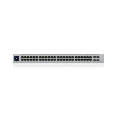 USW-48 — Switch Layer 2 de 48 Puertos GbE + 4 Puertos SFP con Diseño Fanless para Funcionamiento Totalmente Silencioso