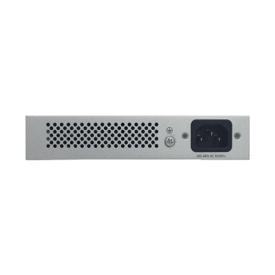Switch PoE / Administración en la nube / Con 8 puertos 10/100 Mbsp PoE af/at / 2 Puertos Uplink 10/100/1000 Mbps /  Presupuesto 100 W / PoE hasta 250 metros / Soporta protocolo ONVIF