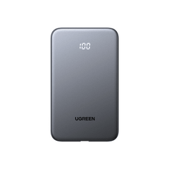 Power Bank 10000mAh con Cable Integrado 20W / Puerto USB-C PD3.0 PPS / Puerto USB-A SCP 22.5W / Batería Polímero Litio / Protecciones Múltiples / Indicador Digital / Material V-0