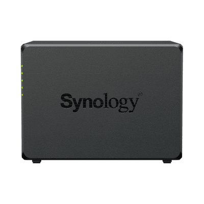 NAS DiskStation DS425+ | 4 Bahías | Intel Celeron J4125 2.7 GHz | 2 GB DDR4 / 2.5GbE + 1GbE | 2 Puertos USB 3.2 Gen 1 | 2 Ranuras M.2 NVMe | Hasta 80 TB | Synology DSM.