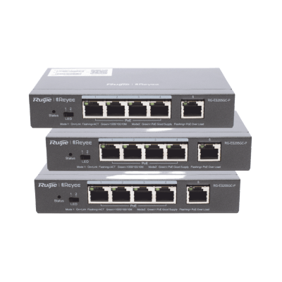 Pack Promocional Q1, tres unidades del modelo RG-ES205GC-P