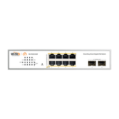 Switch Administrable PoE  / 8 puertos PoE af/at Gigabit /  2 x SFP Gigabit / Administración Cloud Gratuita / Presupuesto 120 W