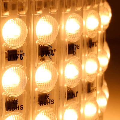 Módulo LED Resistente a Intemperie / 4500 Lúmenes / 110V / Luz Cálida 2 700 K / Hasta 20 Módulos en Serie / No Requiere Transformador.