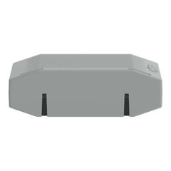 Gelbox Conexión En Línea Para Cables / Con Gel / Compatible Serie 221 / Hasta 4 mm² / Sin Bornas / Tamaño 2 / Color Gris / Protección IPX8 / Material Polipropileno
