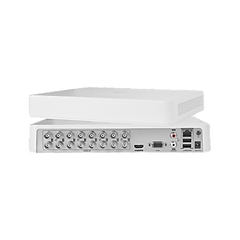 DVR 16 Canales TurboHD + 2 Canales IP / 2 Megapixel (1080p) Lite / Acusense Lite (Evita Falsas Alarmas) / Audio por Coaxitron y Bidireccional / 1 Bahía de Disco Duro / H.265+ / Salida de Video Full HD