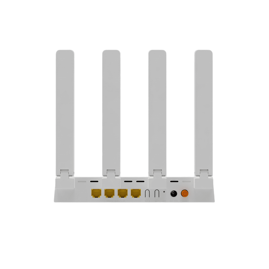 Router Inalámbrico WiFi 6 / 1 Puerto WAN Gigabit / 3 puertos LAN Gigabit/ Soporta MESH con las ONUs WiFi 6 de V-SOL