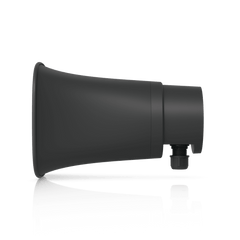 UniFi Protect AI Horn Speaker, Altavoz IP 120 dB, PoE+, Alerta AI Avanzada, Montaje Pared, Esquina y Poste, IP66, Color Negro
