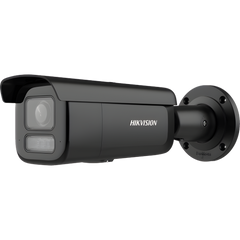 [Dual Light + 2 Micrófonos Integrados] Bala IP 2 Megapixel / Lente Mot. 2.8 a 12 mm / 60 mts Luz Blanca + 60 mts IR / ACUSENSE / Exterior IP67 / IK10 / WDR 120 dB / PoE+  / Alarmas I/O / Micro SD / Metal / IK10 / ACUSEEK