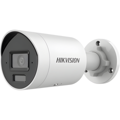[Dual Light + 2 Micrófonos Integrados] Bala IP 8 Megapixel (4K) / Lente 2.8 mm / 40 mts Luz Blanca + 40 mts IR / ACUSENSE / Exterior IP67 / WDR 120 dB / PoE  / Micro SD / Metal / ACUSEEK