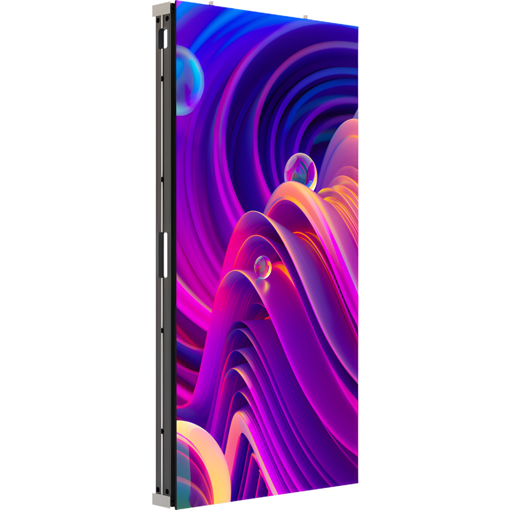 Unidad de Pantalla LED Exterior / Pixel 3.9 mm / Resolución 128 X 256 / Estructura de Aluminio / Protección IP66 / Montaje en Pared y Suelo / Conector de Aviación / Alta Eficiencia de Disipación de Calor / SMD Triad LED