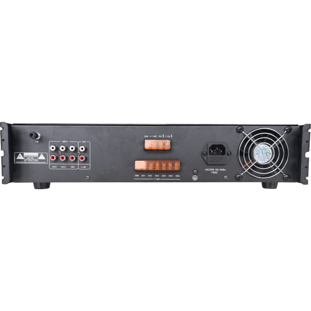 Kit de amplificador de Audio + Micrófono | Voceo | Música ambiental  | 120 watts
