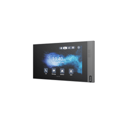 MONITOR INTERIOR LINUX PARA VIDEOPORTERO IP / PANTALLA TÁCTIL 7 PULGADAS / WIFI 6 / POE / SIP / 8 ENTRADAS DE ALARMA / INSTALACIÓN HORIZONTAL O VERTICAL / COLOR GRIS OSCURO