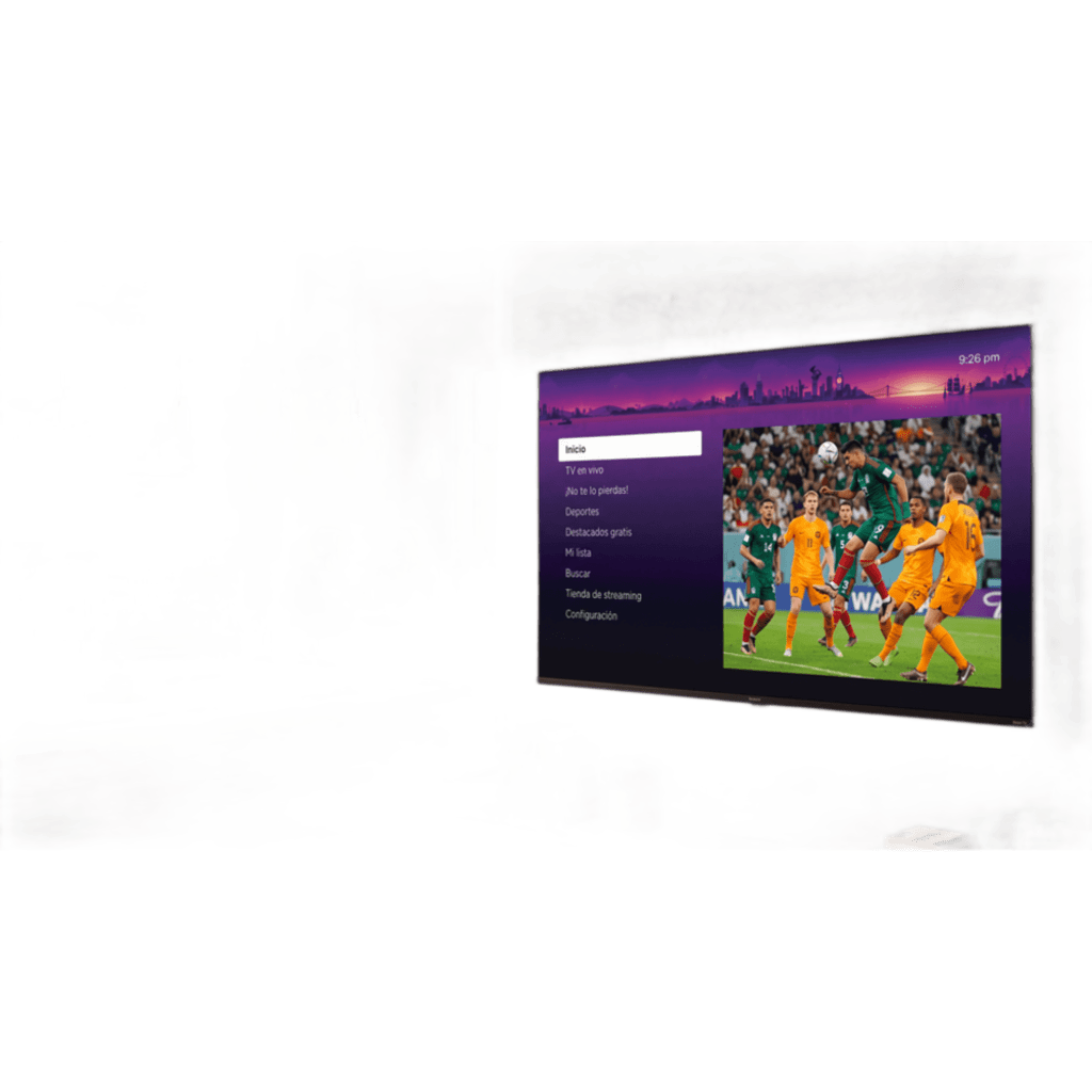 ROKU SmartTV QLED 40 Pulgadas / Dolby audio / 3 puertos HDMI / Resolucion Full HD / WiFi Integrado / VESA 100x100 mm