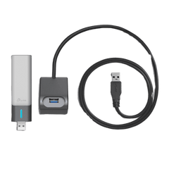 Adaptador USB Wireless Wi-Fi 6 / AX3000 (2402 Mbps + 574 Mbps) / Antenas de Alta Ganancia / USB 3.0 / Baja Latencia Gaming / WPA3 / Cuna Desmontable con Cable 1.2 m (3.9 ft)