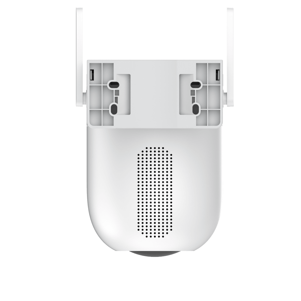 Cámara IP WiFi 6 (Doble Banda 2.4 GHz y 5 GHz) PT Dual-Lente / 3K (5mp + 5mp) / Visión Nocturna Color Hasta 40m / Detección IA Humano-Vehículo / Seguimiento Automático / Defensa Activa con Sirena y Luz Estroboscóp