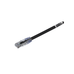 Cable de Parcheo UTP, Cat6A, 24 AWG, CM, Color Negro, 3.05 Metros (10 Pies)