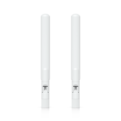 Par de Antenas Omnidireccionales Ideales para el UK-Ultra. Incluye dos Antenas de Doble Banda con 3 dBi en 2.4 GHz y 4 dBi en 5 GHz
