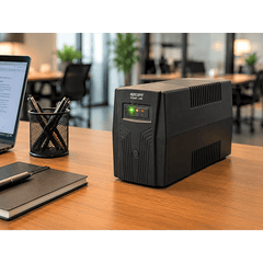 UPS de 1,000VA/600W / Topología Línea Interactiva / Entrada y Salida 120 Vca / Clavija NEMA 5-15P / 6 Tomas NEMA 5-15R