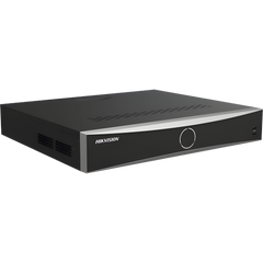 [Acusearch] NVR 12 Megapixel (4K) / 32 canales IP / 16 Puertos PoE+ / Reconocimiento Facial / AcuSense (Evita Falsas Alarmas) / 4 Bahías de Disco Duro / Switch PoE 300 mts / HDMI en 4K / Alarmas I/O