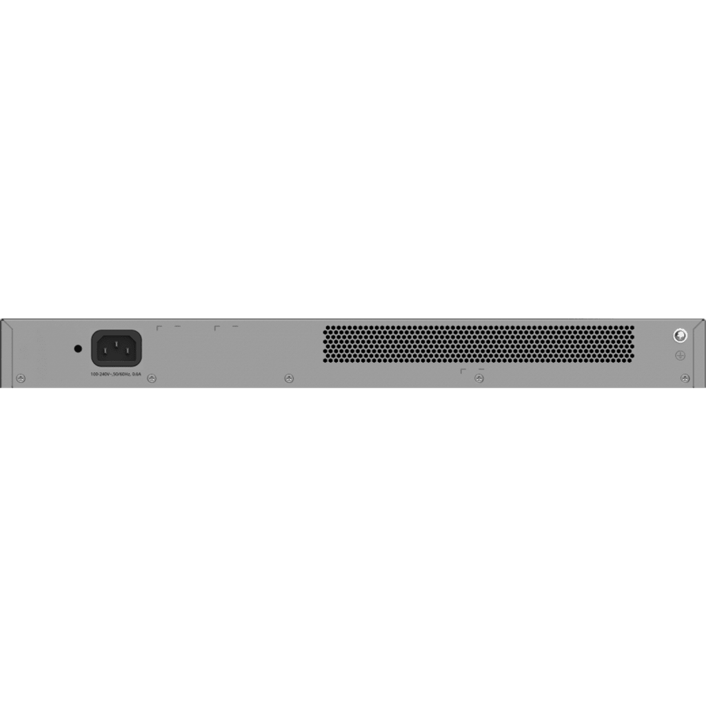 Switch Capa 3 Acceso / 24 Puertos Gigabit / 4 Puertos SFP 2.5GE / Sin PoE / Capacidad 68 Gbps / VSU / Capa 3 OSPF / Ventilador Sin Ventilador / 1 RU / Línea Cybrey