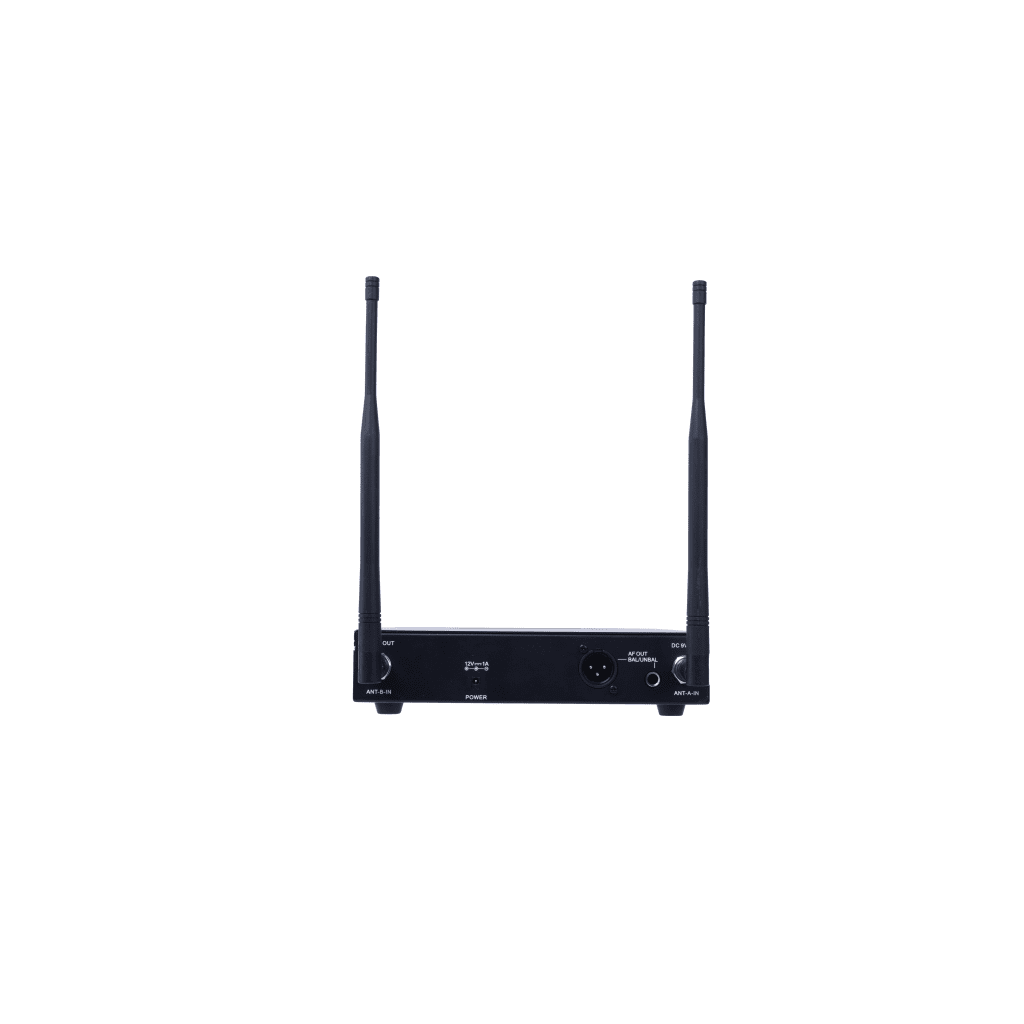 Receptor Inalámbrico Un Canal EP-591U | Transmisión Digital U-Band 540-690 MHz | Modulación PI/4-DQPSK | Pantalla TFT-LCD 2.2" | Salida Balanceada y Desbalanceada | Encripción de Audio | Escaneo de Frecuencia
